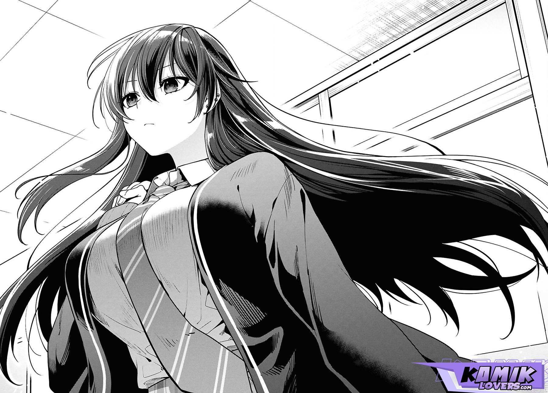 Tonari no Seki no Yankee Shimizu-san ga Kami o Kuroku Sometekita Chapter 01 Gambar 12