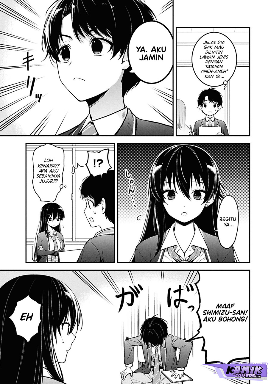 Tonari no Seki no Yankee Shimizu-san ga Kami o Kuroku Sometekita Chapter 01 Gambar 22
