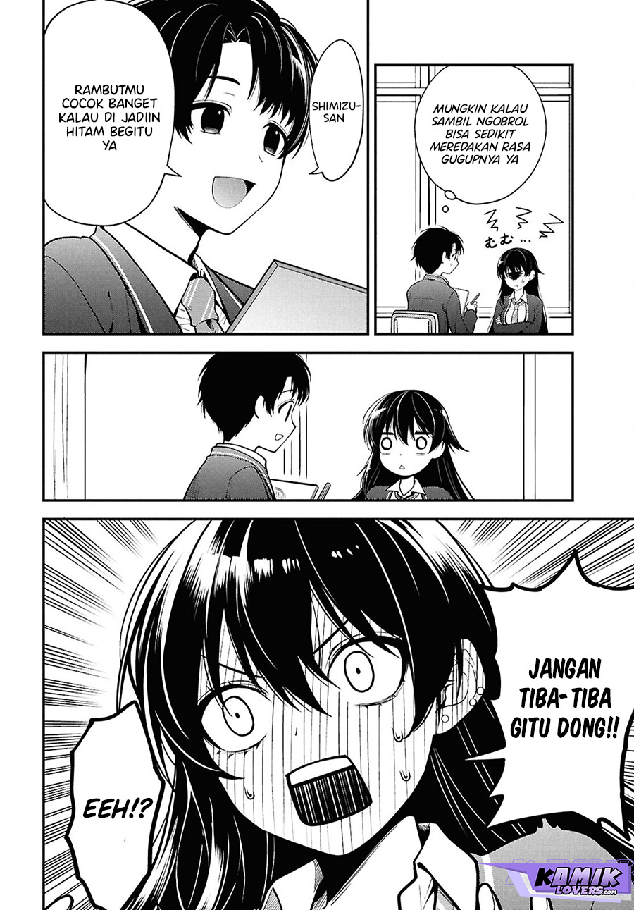 Tonari no Seki no Yankee Shimizu-san ga Kami o Kuroku Sometekita Chapter 01 Gambar 27