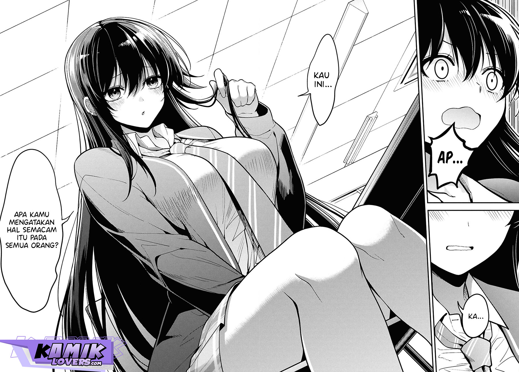 Tonari no Seki no Yankee Shimizu-san ga Kami o Kuroku Sometekita Chapter 01 Gambar 29