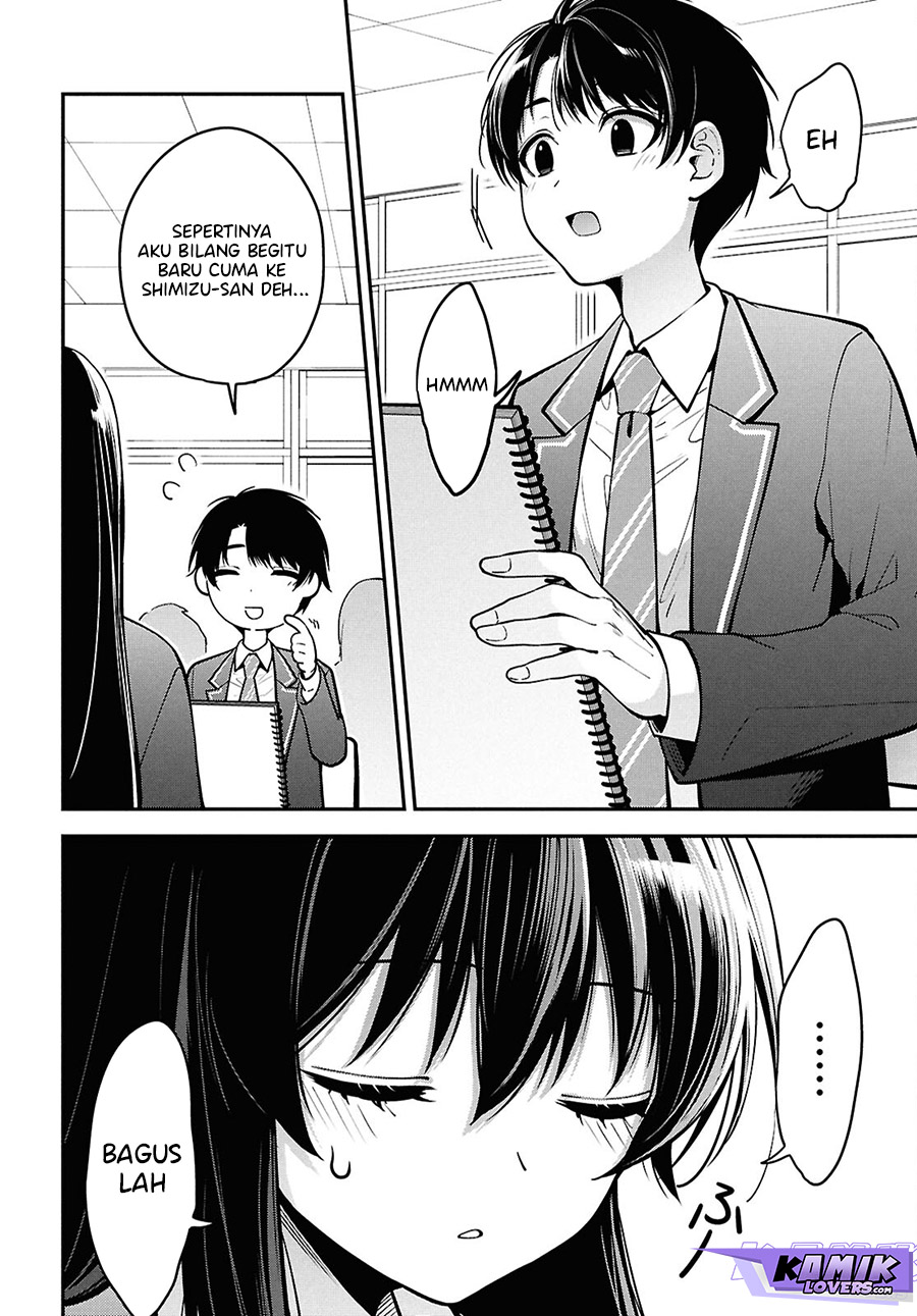 Tonari no Seki no Yankee Shimizu-san ga Kami o Kuroku Sometekita Chapter 01 Gambar 30