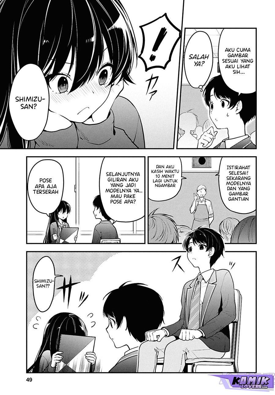 Tonari no Seki no Yankee Shimizu-san ga Kami o Kuroku Sometekita Chapter 01 Gambar 33
