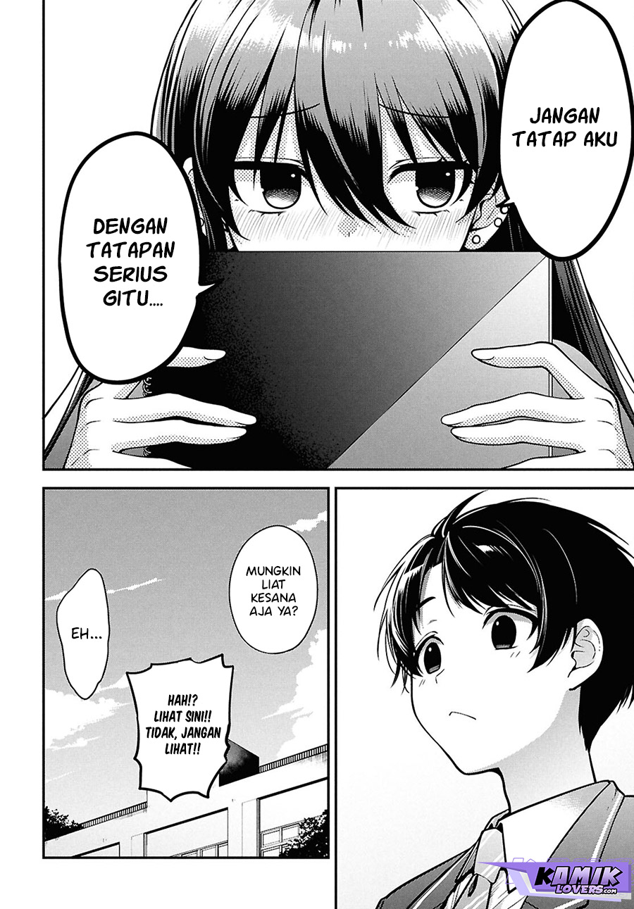 Tonari no Seki no Yankee Shimizu-san ga Kami o Kuroku Sometekita Chapter 01 Gambar 34