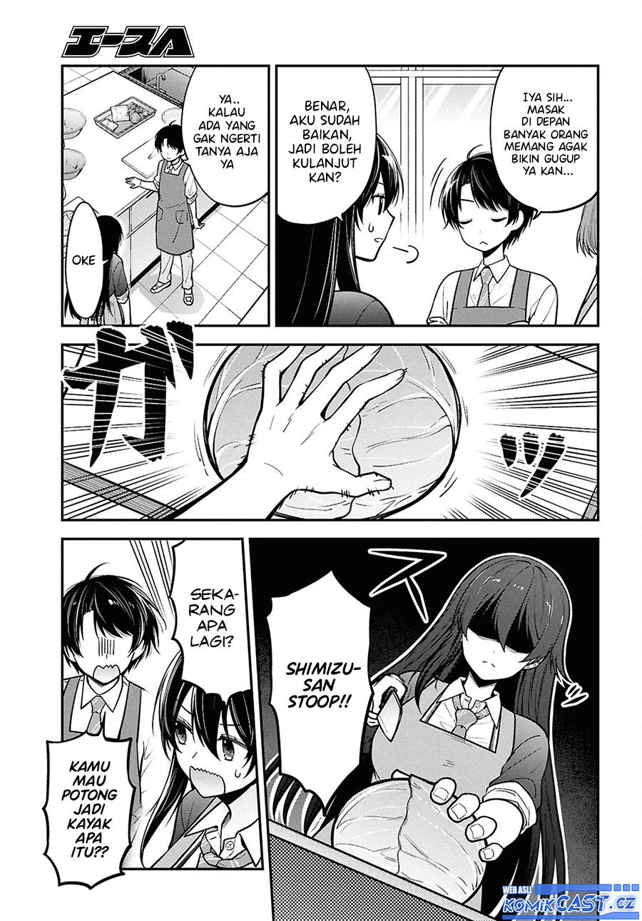Tonari no Seki no Yankee Shimizu-san ga Kami o Kuroku Sometekita Chapter 02 Gambar 14