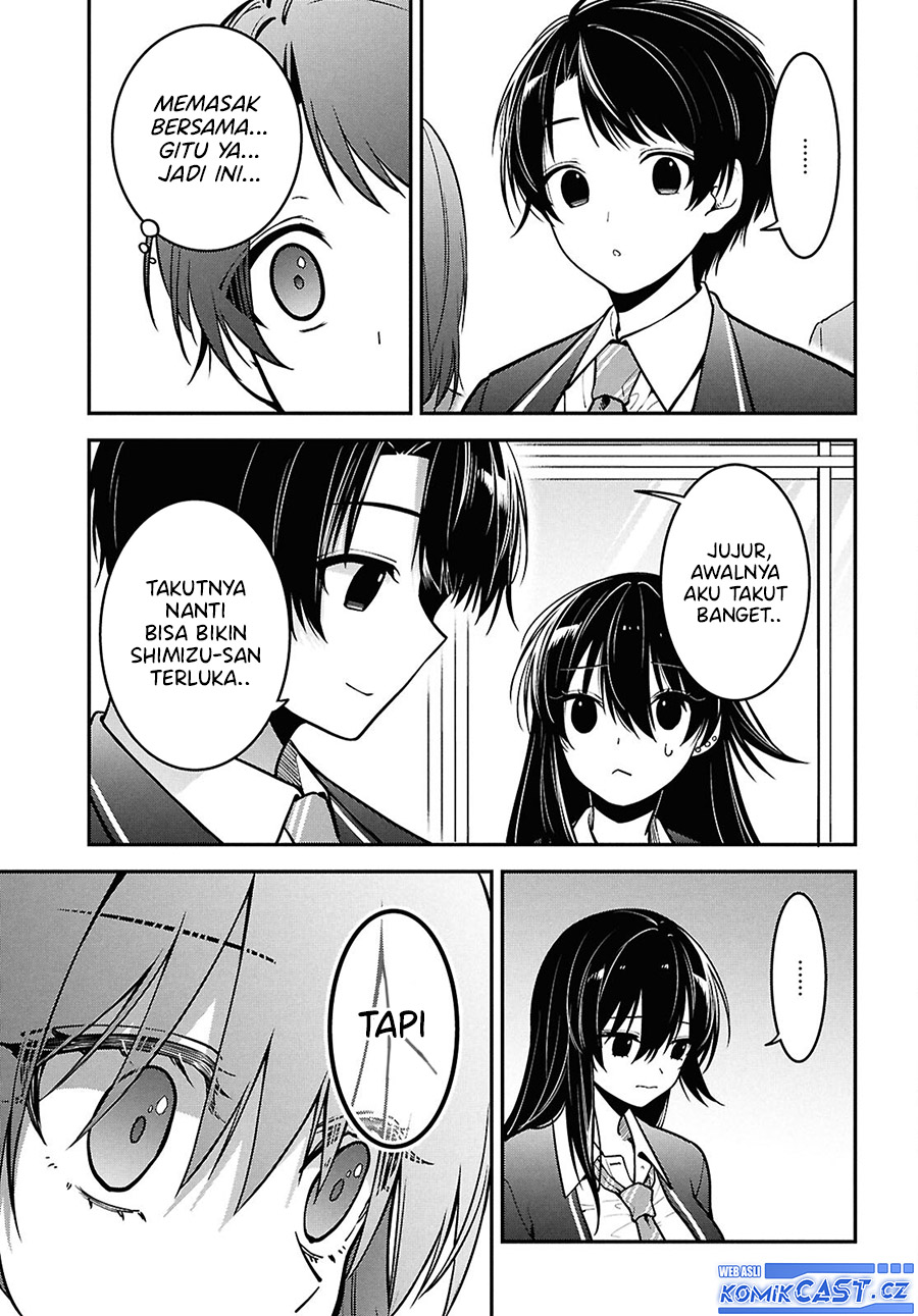 Tonari no Seki no Yankee Shimizu-san ga Kami o Kuroku Sometekita Chapter 02 Gambar 32