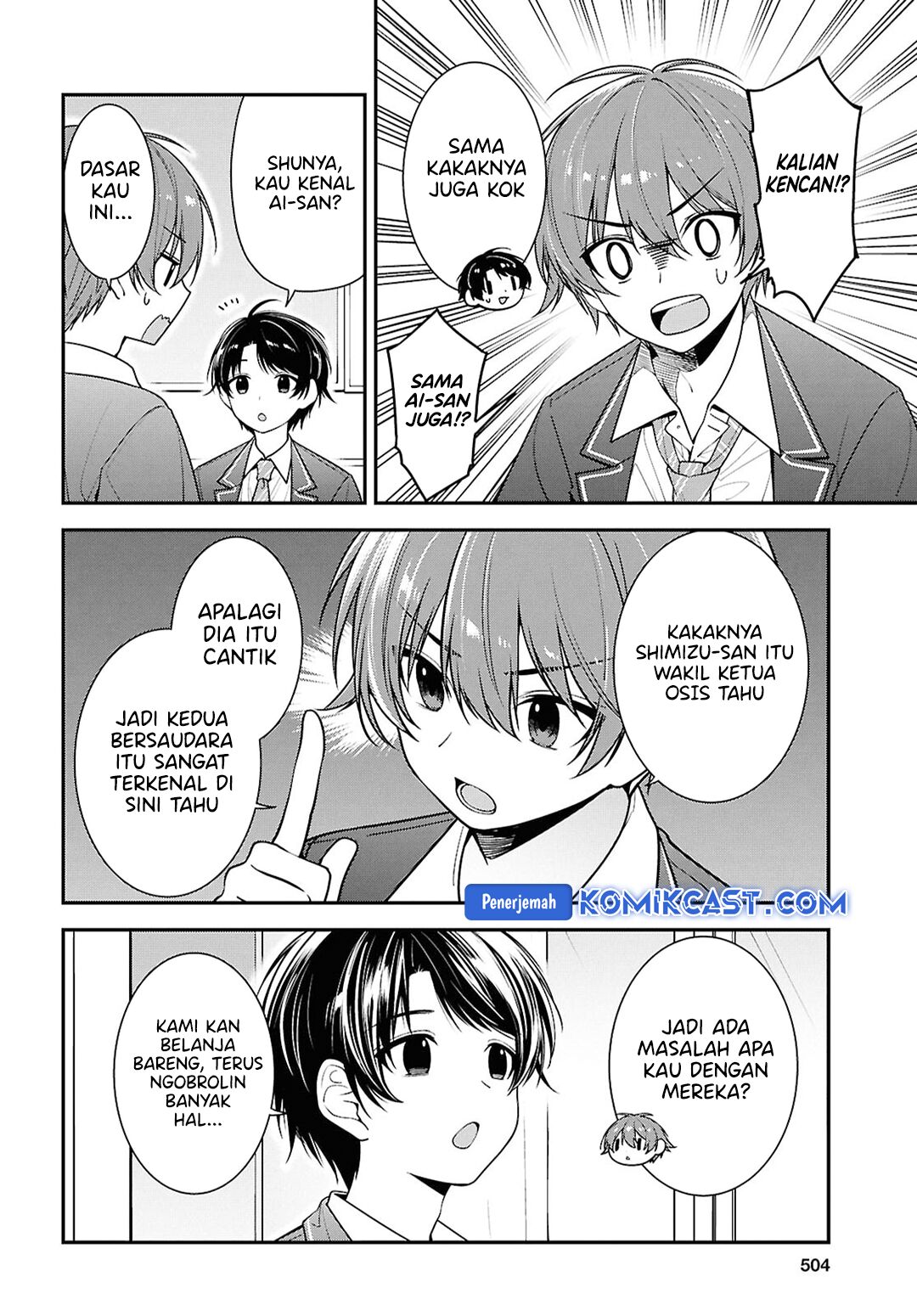 Tonari no Seki no Yankee Shimizu-san ga Kami o Kuroku Sometekita Chapter 09 Gambar 7