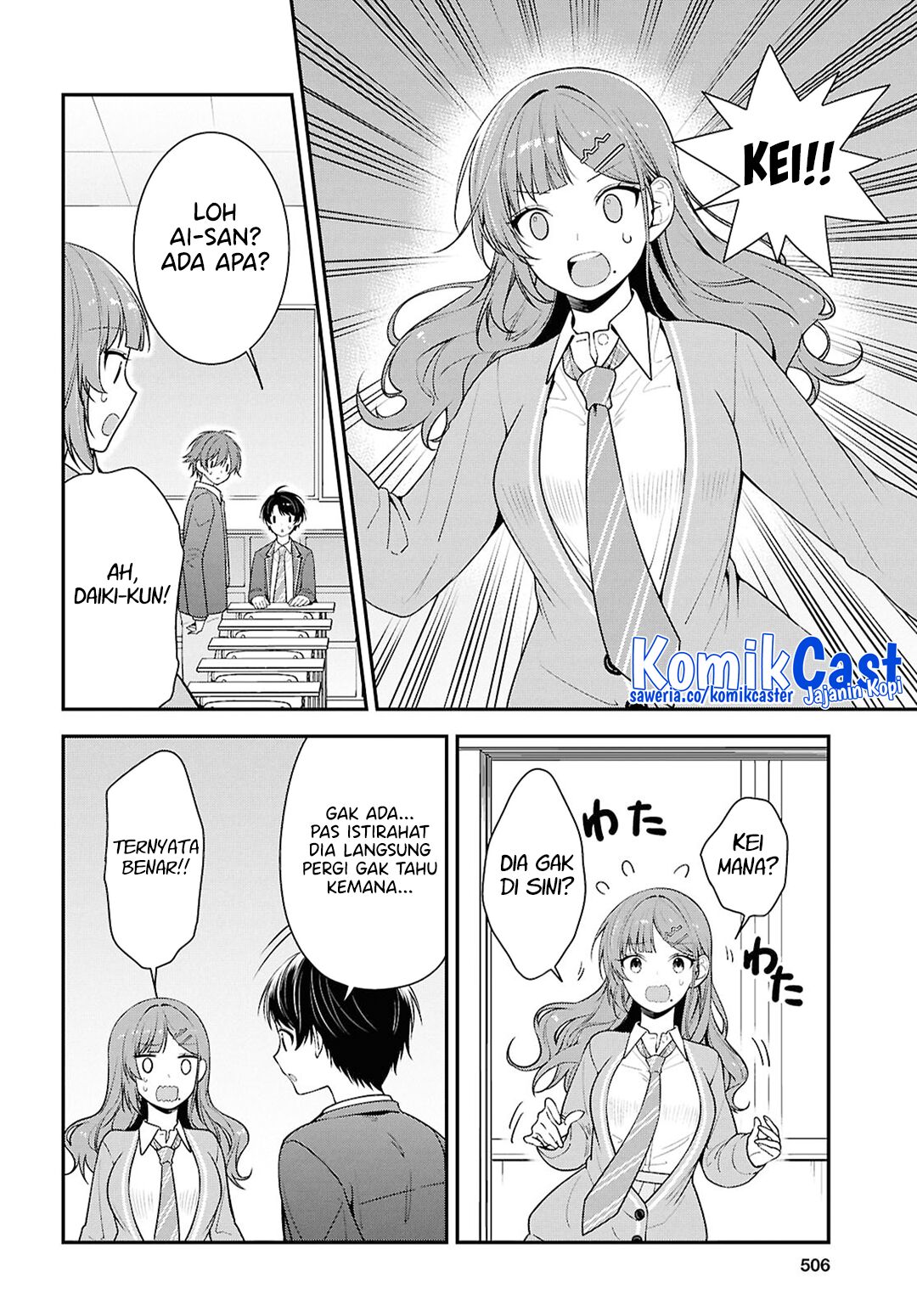Tonari no Seki no Yankee Shimizu-san ga Kami o Kuroku Sometekita Chapter 09 Gambar 9