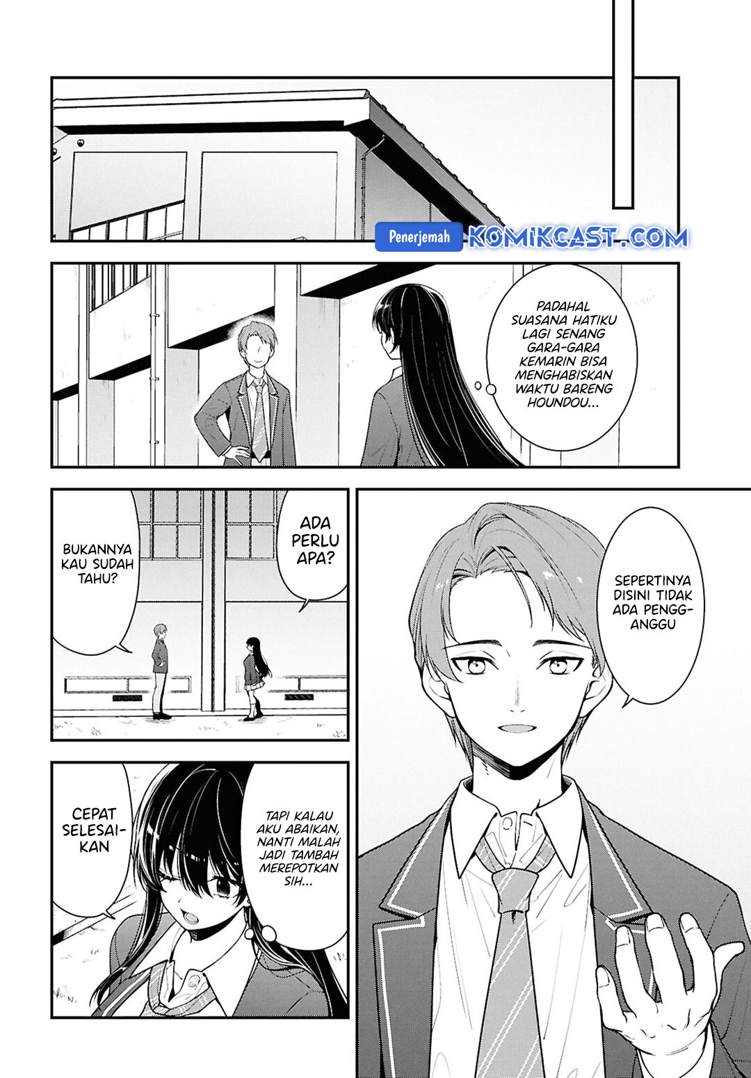 Tonari no Seki no Yankee Shimizu-san ga Kami o Kuroku Sometekita Chapter 09 Gambar 11