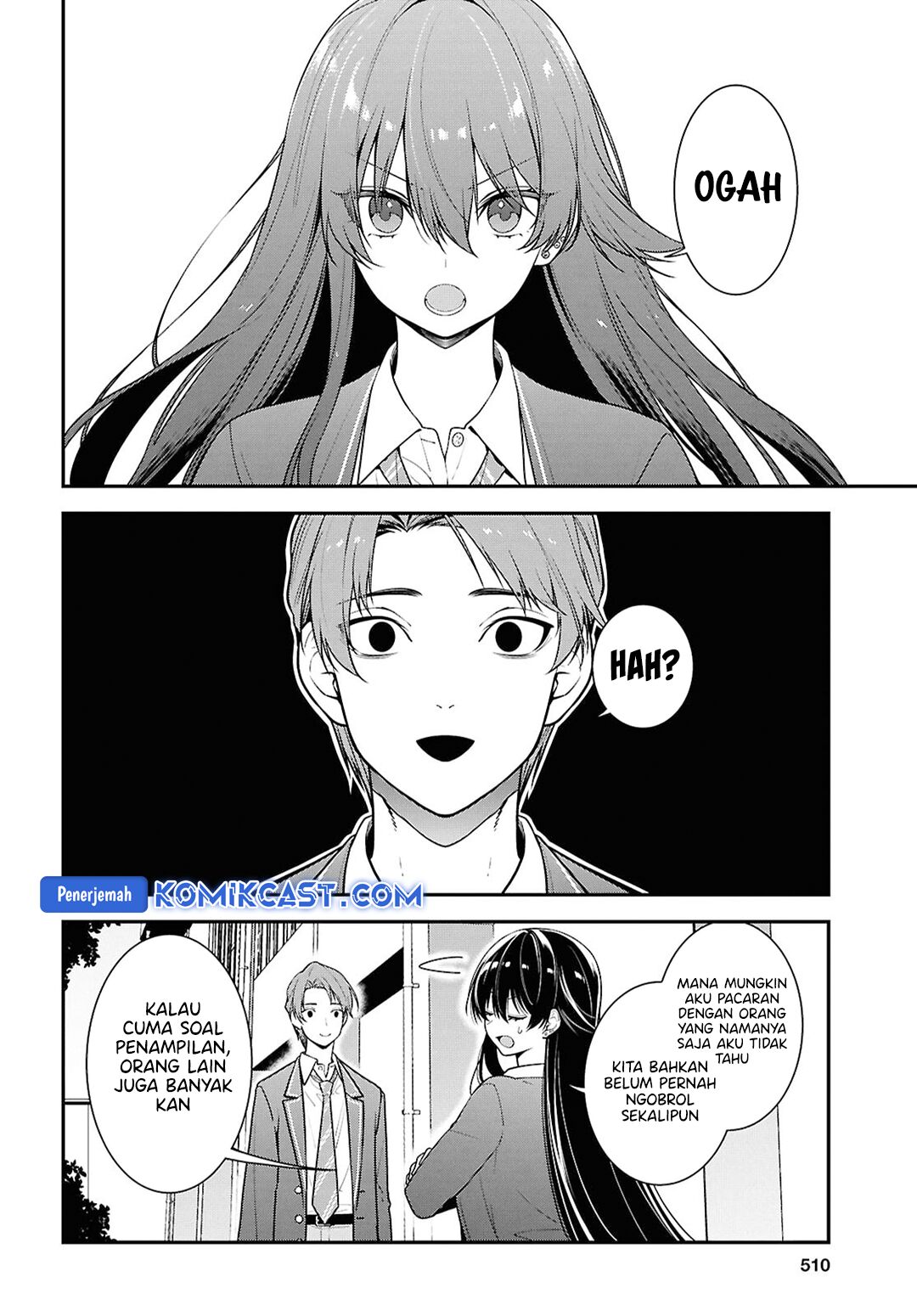 Tonari no Seki no Yankee Shimizu-san ga Kami o Kuroku Sometekita Chapter 09 Gambar 13