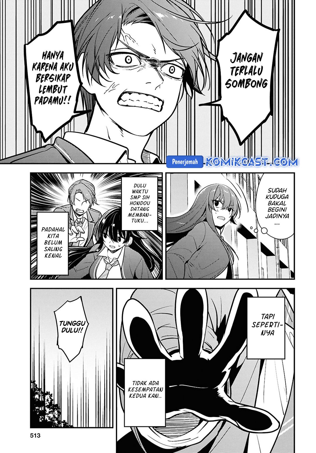 Tonari no Seki no Yankee Shimizu-san ga Kami o Kuroku Sometekita Chapter 09 Gambar 16