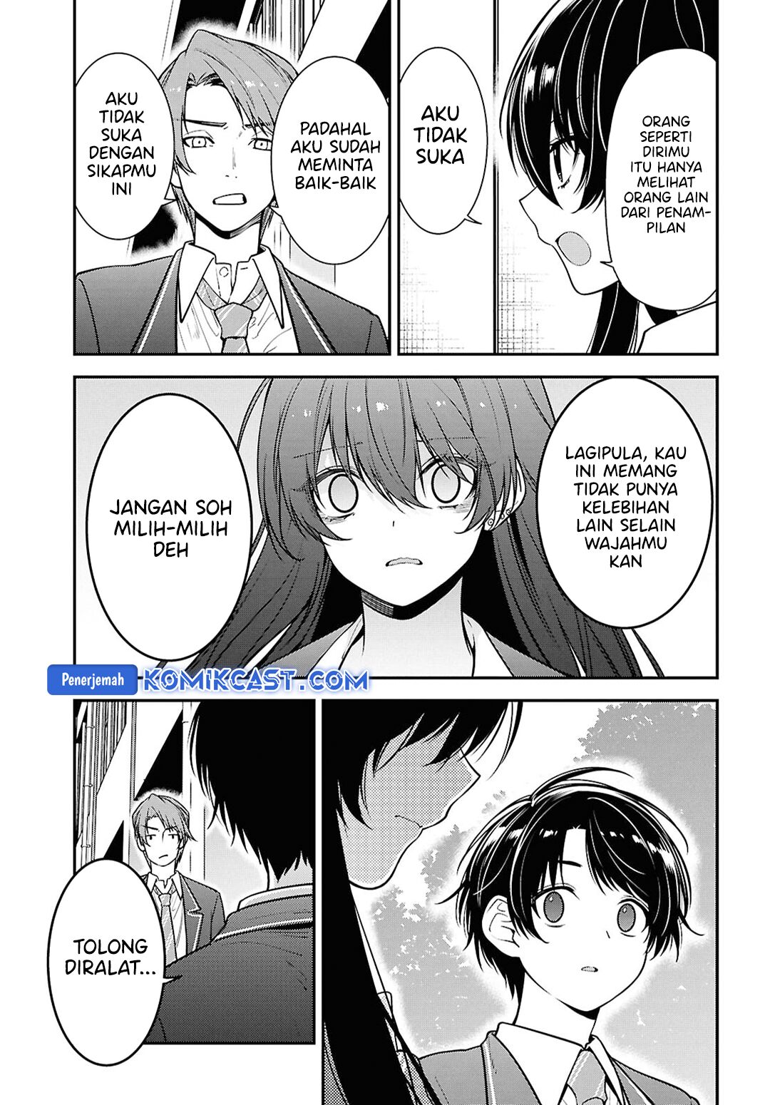 Tonari no Seki no Yankee Shimizu-san ga Kami o Kuroku Sometekita Chapter 09 Gambar 21