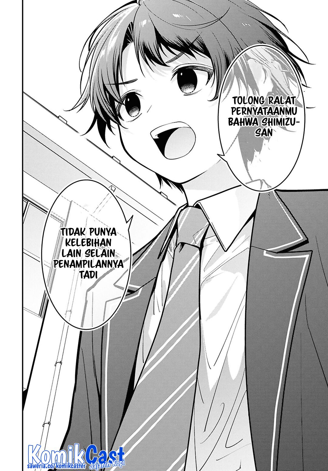 Tonari no Seki no Yankee Shimizu-san ga Kami o Kuroku Sometekita Chapter 09 Gambar 22