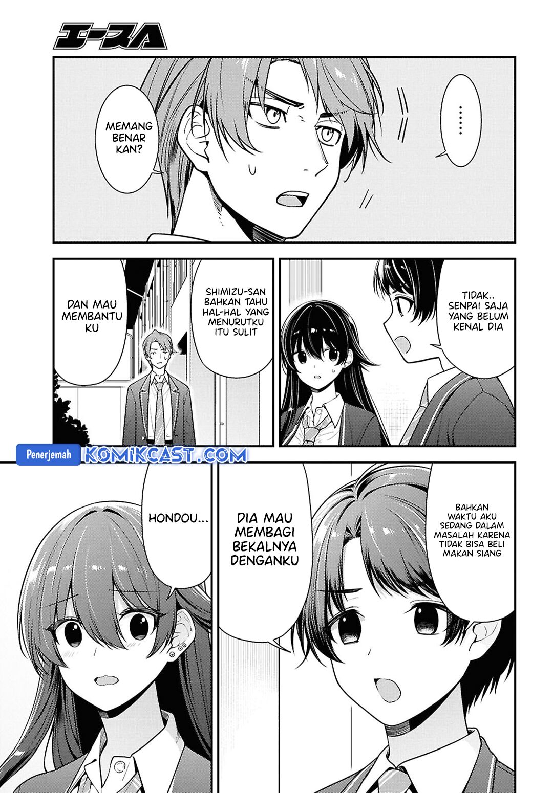 Tonari no Seki no Yankee Shimizu-san ga Kami o Kuroku Sometekita Chapter 09 Gambar 23