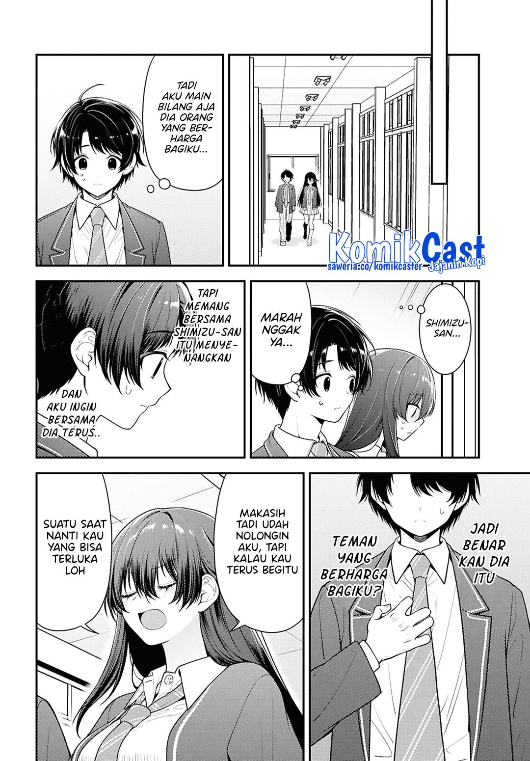 Tonari no Seki no Yankee Shimizu-san ga Kami o Kuroku Sometekita Chapter 09 Gambar 29