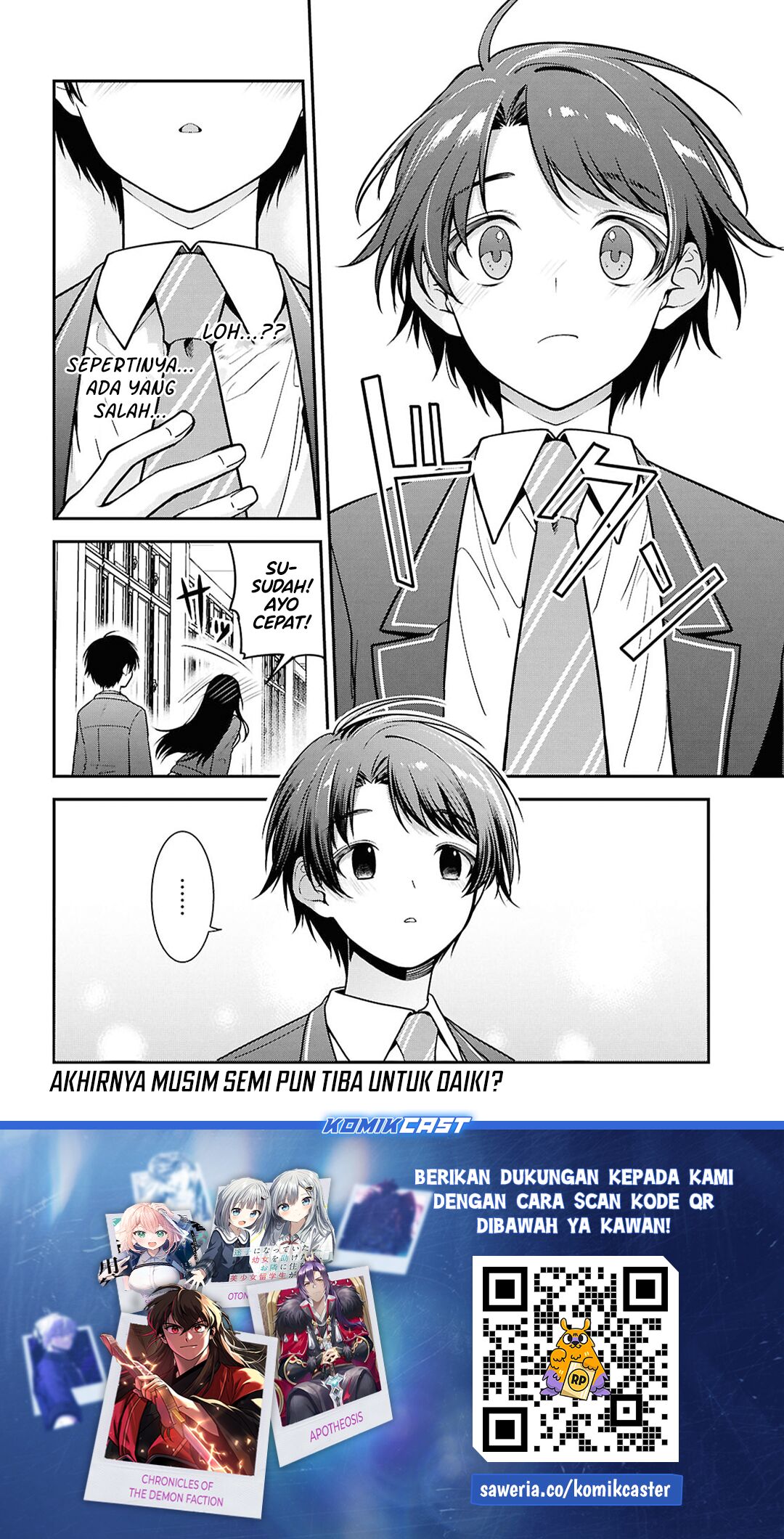 Tonari no Seki no Yankee Shimizu-san ga Kami o Kuroku Sometekita Chapter 09 Gambar 34