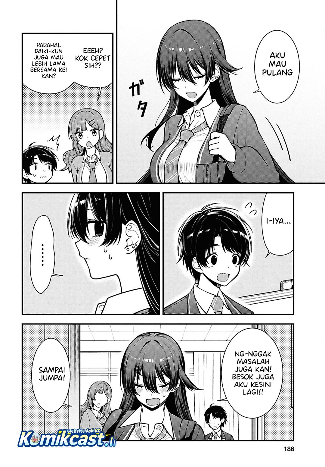 Tonari no Seki no Yankee Shimizu-san ga Kami o Kuroku Sometekita Chapter 11 Gambar 5