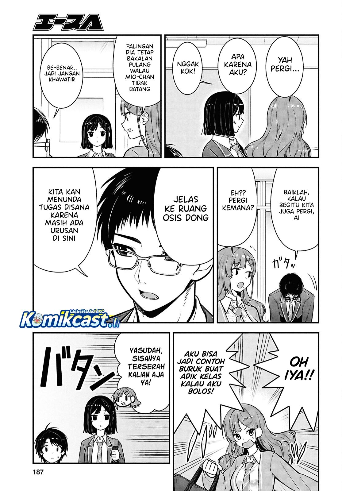 Tonari no Seki no Yankee Shimizu-san ga Kami o Kuroku Sometekita Chapter 11 Gambar 6