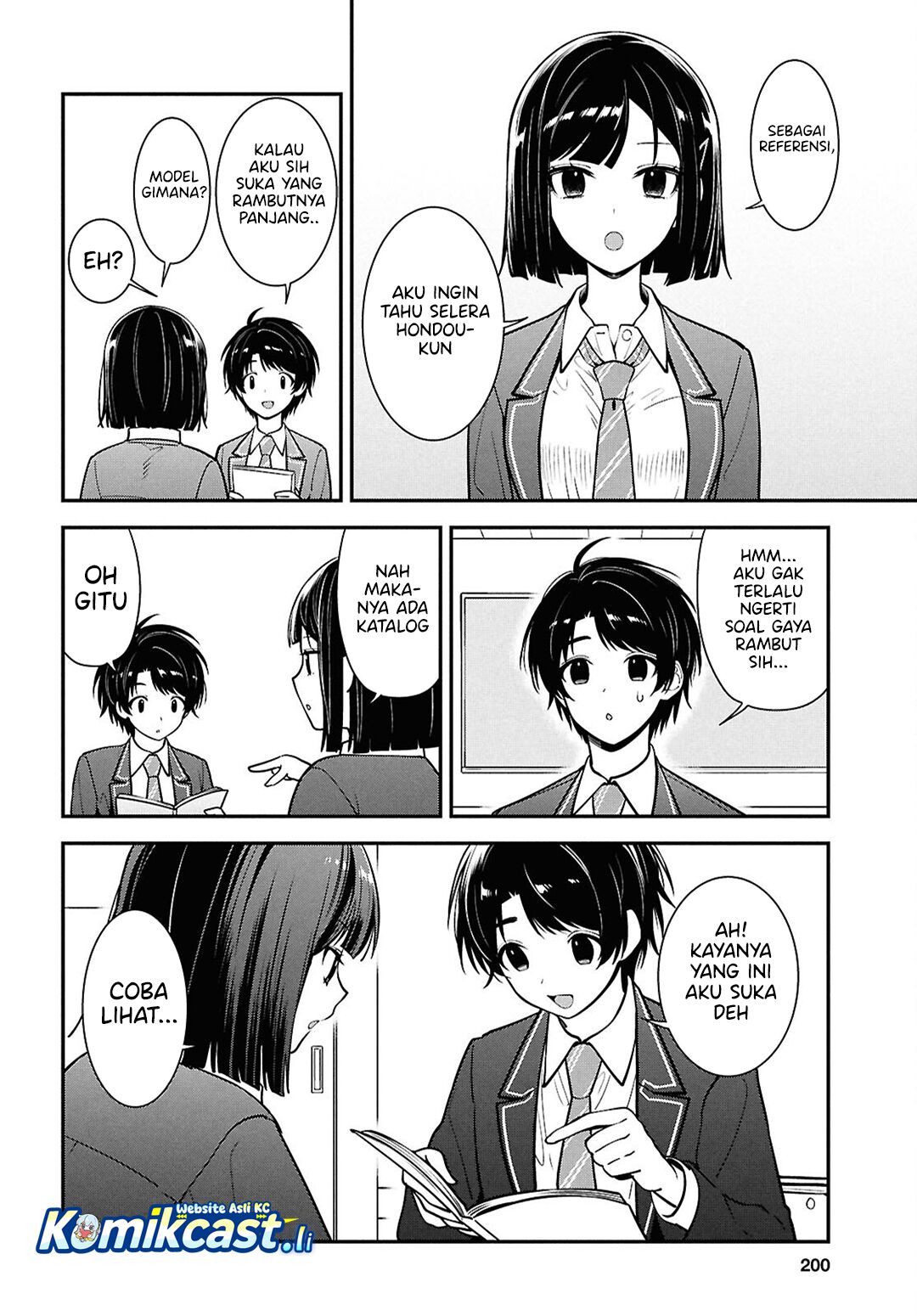 Tonari no Seki no Yankee Shimizu-san ga Kami o Kuroku Sometekita Chapter 11 Gambar 19