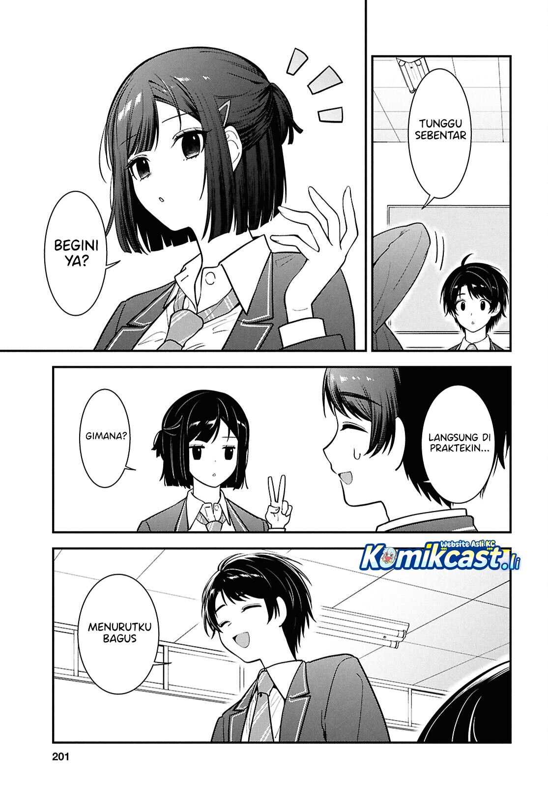 Tonari no Seki no Yankee Shimizu-san ga Kami o Kuroku Sometekita Chapter 11 Gambar 20