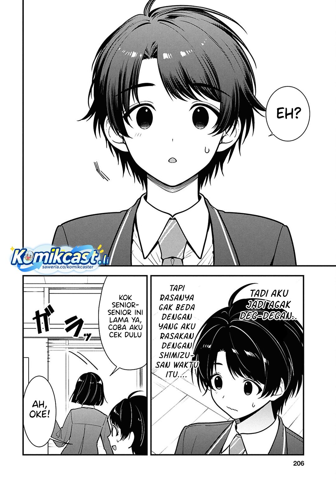 Tonari no Seki no Yankee Shimizu-san ga Kami o Kuroku Sometekita Chapter 11 Gambar 24
