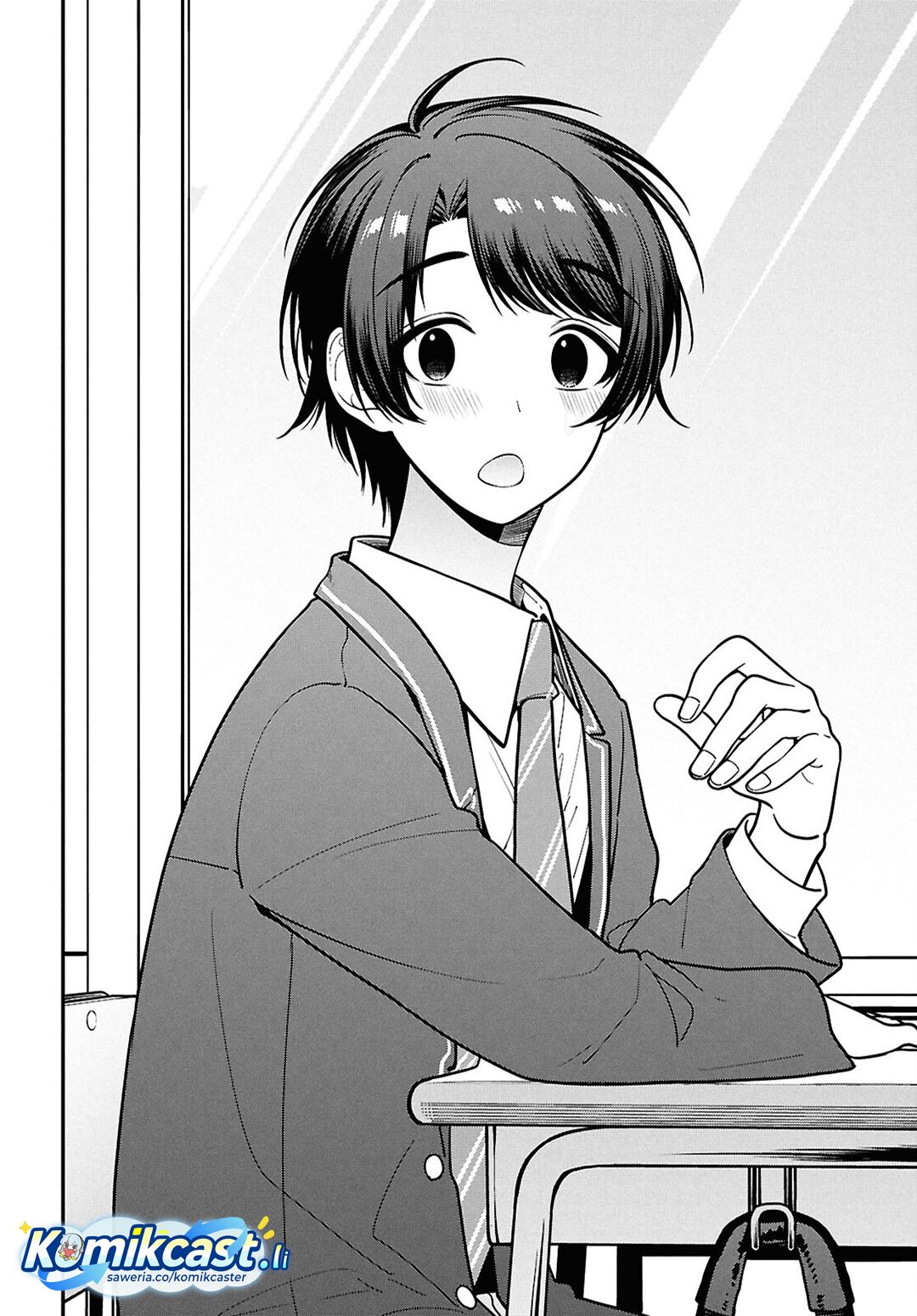 Tonari no Seki no Yankee Shimizu-san ga Kami o Kuroku Sometekita Chapter 11 Gambar 27