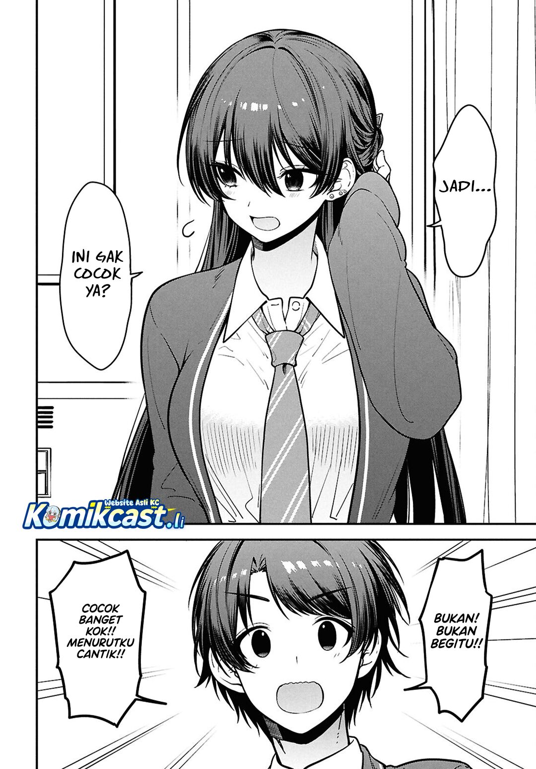 Tonari no Seki no Yankee Shimizu-san ga Kami o Kuroku Sometekita Chapter 11 Gambar 29