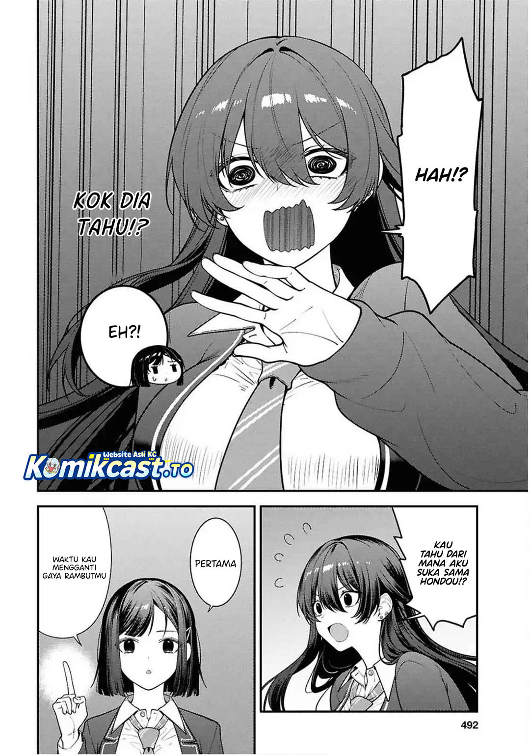 Tonari no Seki no Yankee Shimizu-san ga Kami o Kuroku Sometekita Chapter 13 Gambar 5