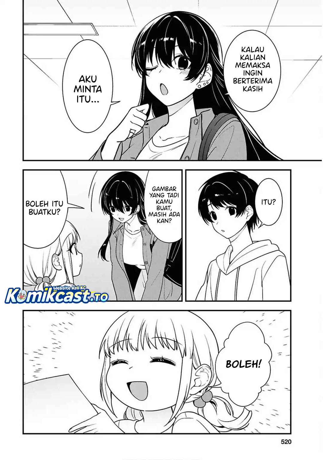 Tonari no Seki no Yankee Shimizu-san ga Kami o Kuroku Sometekita Chapter 13 Gambar 32