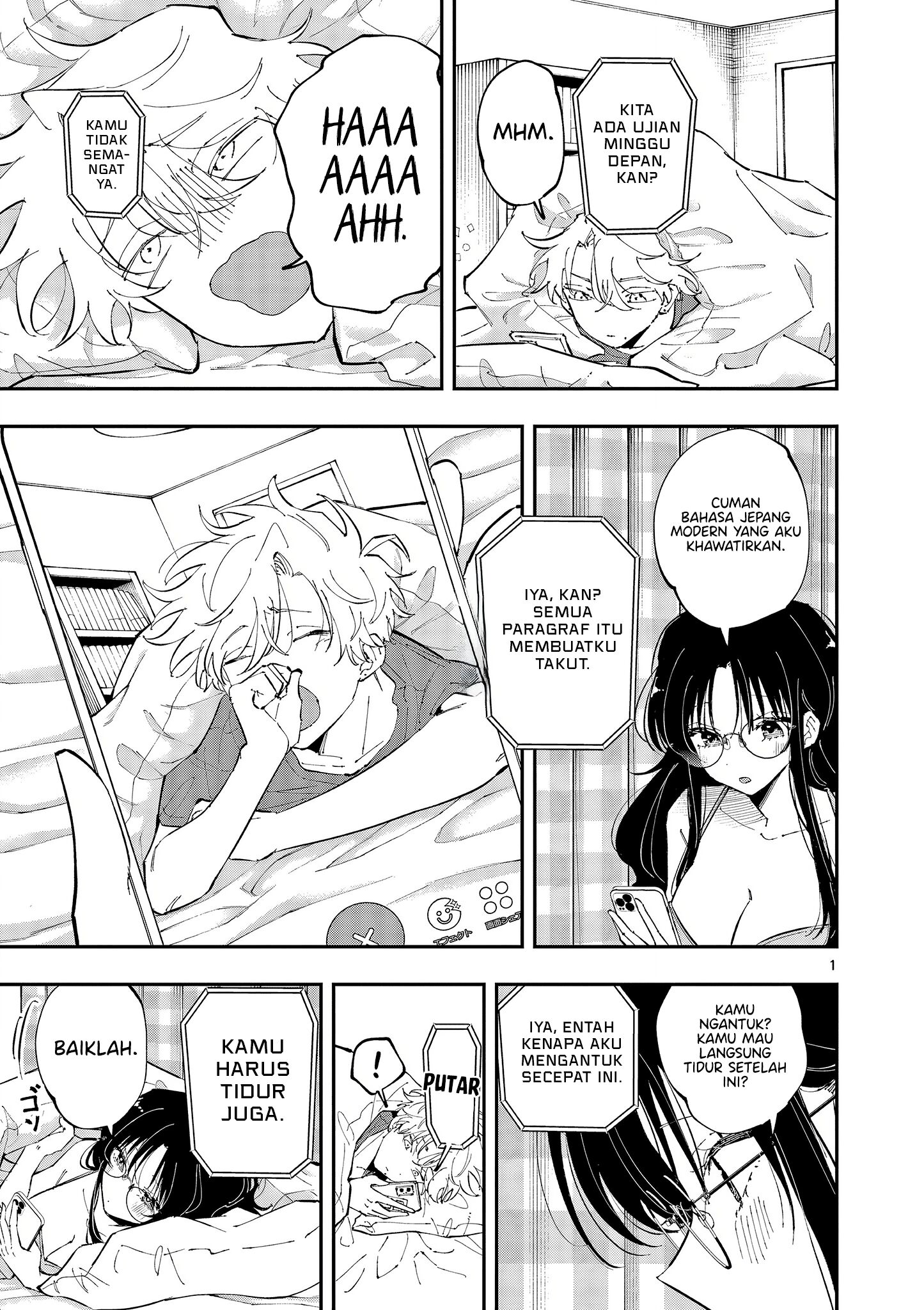 Tonari no Seki no Yatsu ga Souiu Me de Mitekuru Chapter 47 Gambar 1
