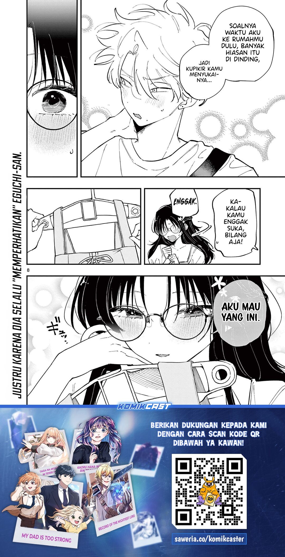 Tonari no Seki no Yatsu ga Souiu Me de Mitekuru Chapter 62 Gambar 9