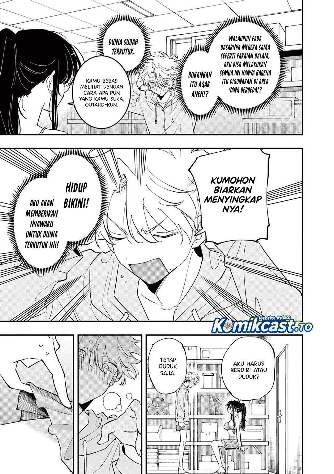 Tonari no Seki no Yatsu ga Souiu Me de Mitekuru Chapter 71 Gambar 4