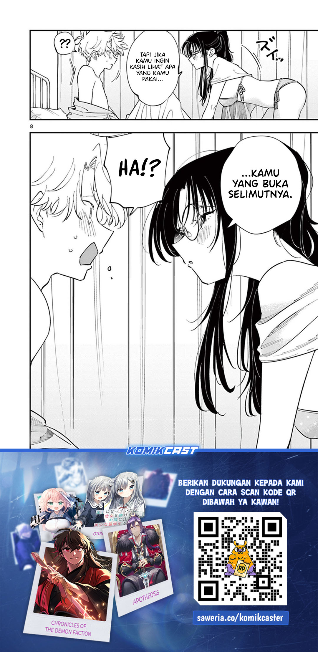 Tonari no Seki no Yatsu ga Souiu Me de Mitekuru Chapter 73 Gambar 9