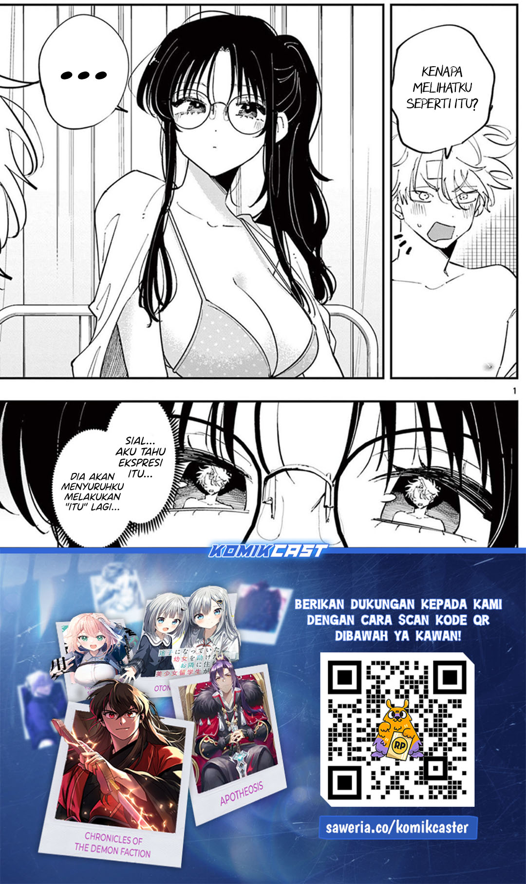 Tonari no Seki no Yatsu ga Souiu Me de Mitekuru Chapter 74 Gambar 10