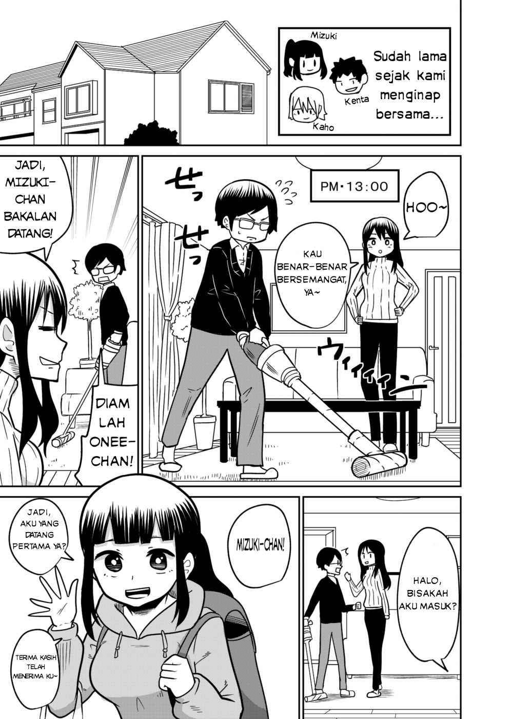 Tonight, we are having a sleepover Chapter 02 Gambar 1