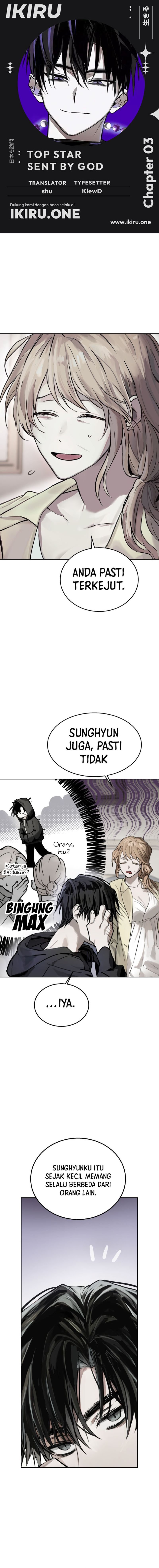 Top Star Sent by God Chapter 03 Gambar 1