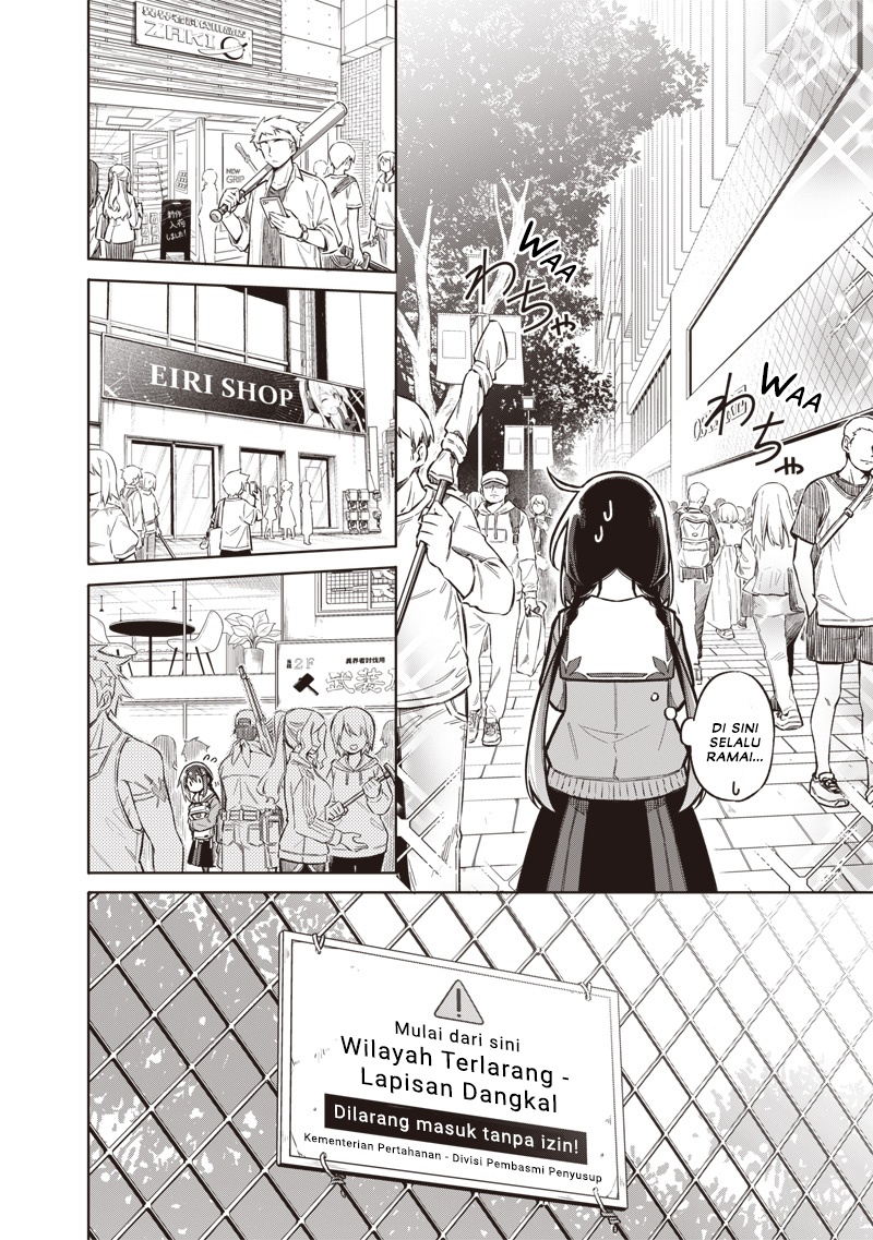 Toukyou KINOKO: Sekai Ranking 1-i no Komyu-ryoku Saijaku JK Chapter 01 Gambar 18