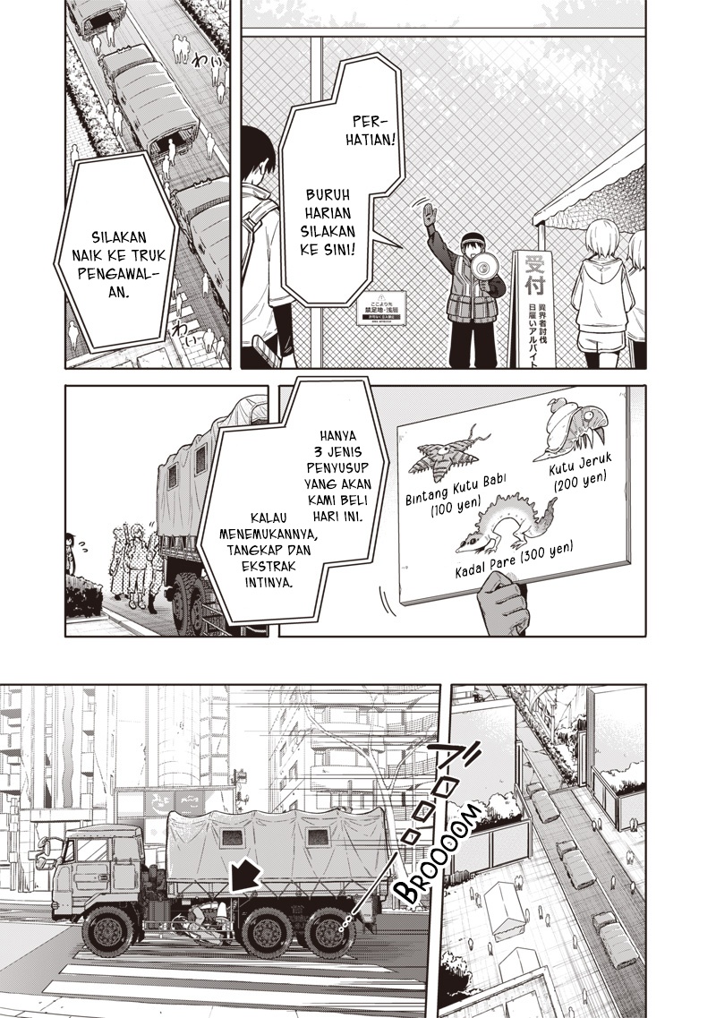 Toukyou KINOKO: Sekai Ranking 1-i no Komyu-ryoku Saijaku JK Chapter 01 Gambar 19