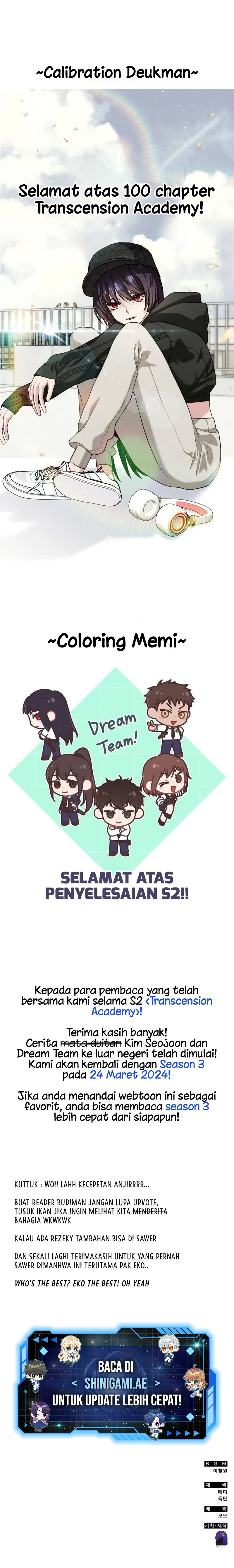 Transcension Academy Chapter 100 S2 END Gambar 17