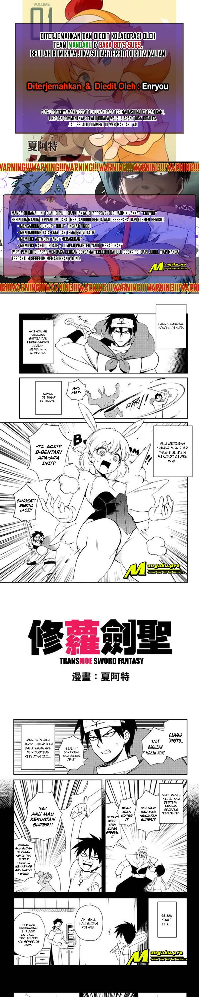 Transmoe Sword Fantasy Chapter 01 Gambar 1