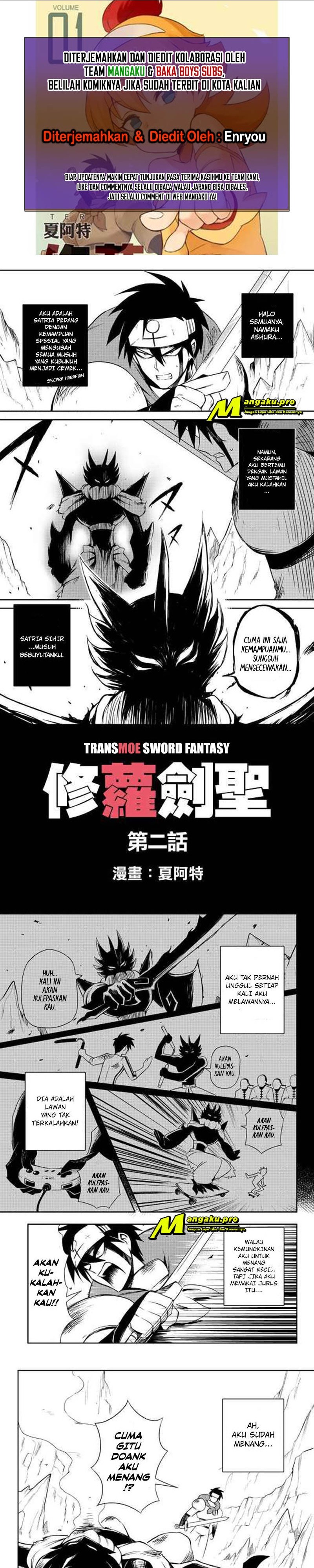 Transmoe Sword Fantasy Chapter 02 Gambar 1