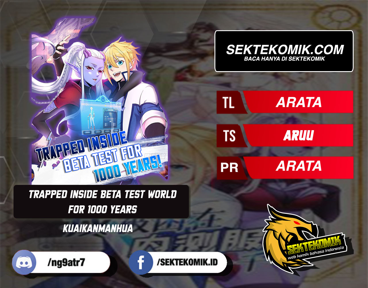 Trapped Inside the Beta Test World for 1000 Years Chapter 10 Gambar 1