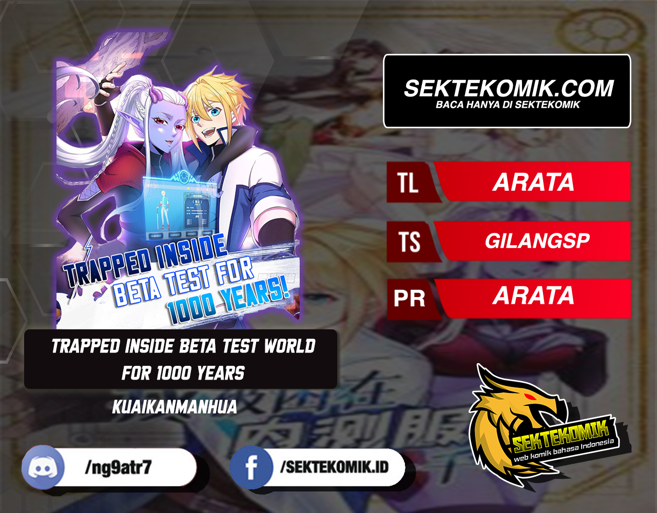 Trapped Inside the Beta Test World for 1000 Years Chapter 15 Gambar 1