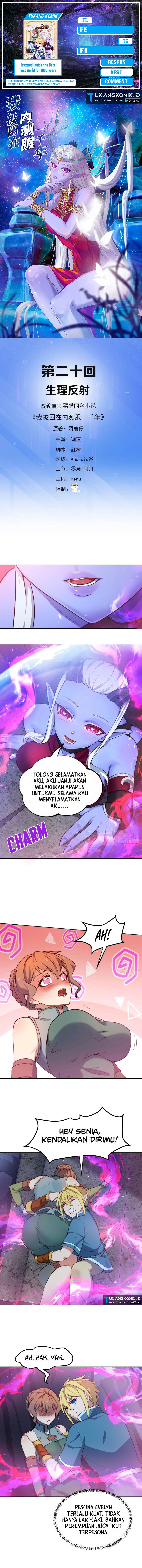 Trapped Inside the Beta Test World for 1000 Years Chapter 20 Gambar 1