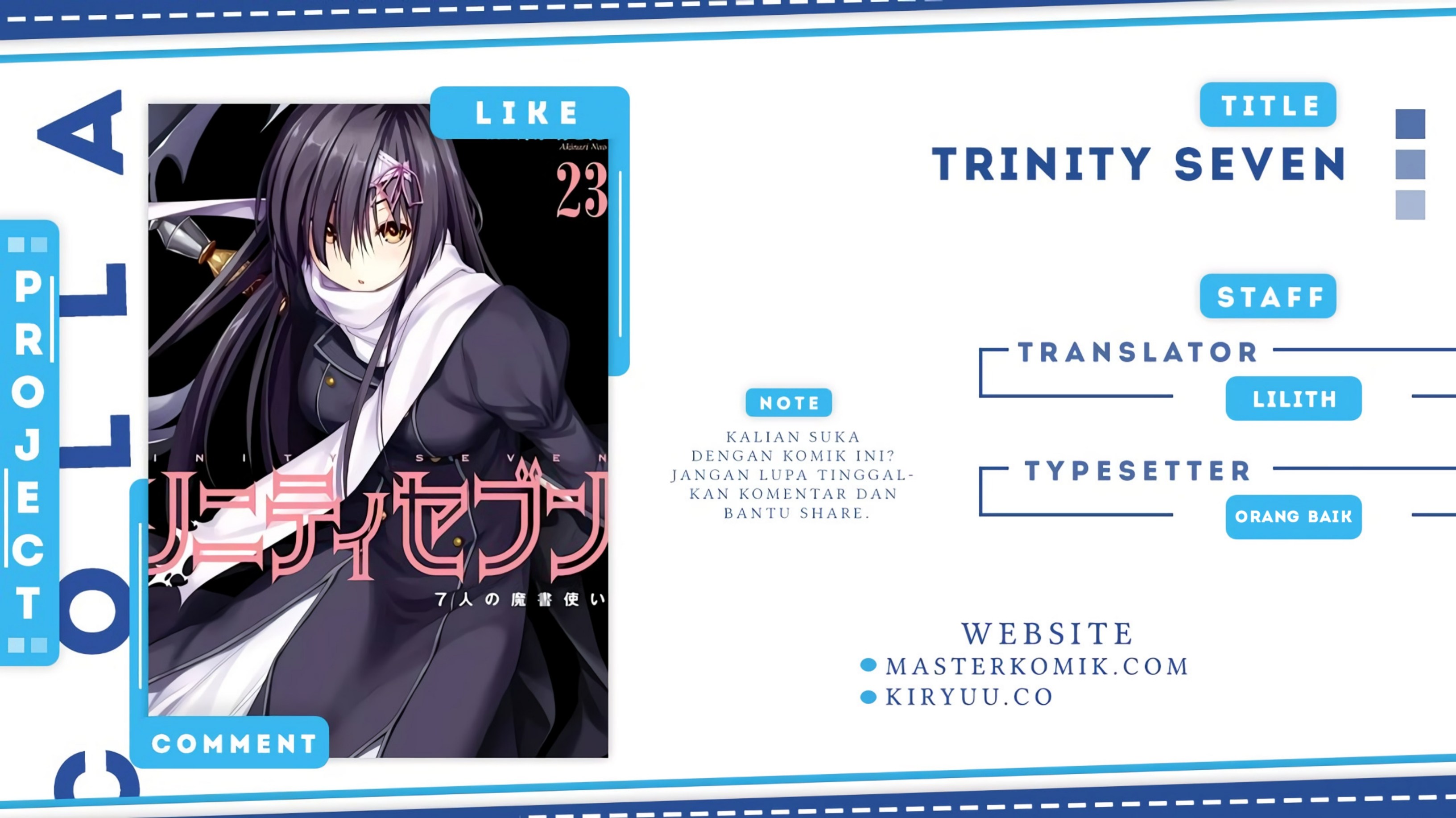 Trinity Seven Chapter 89 Gambar 1