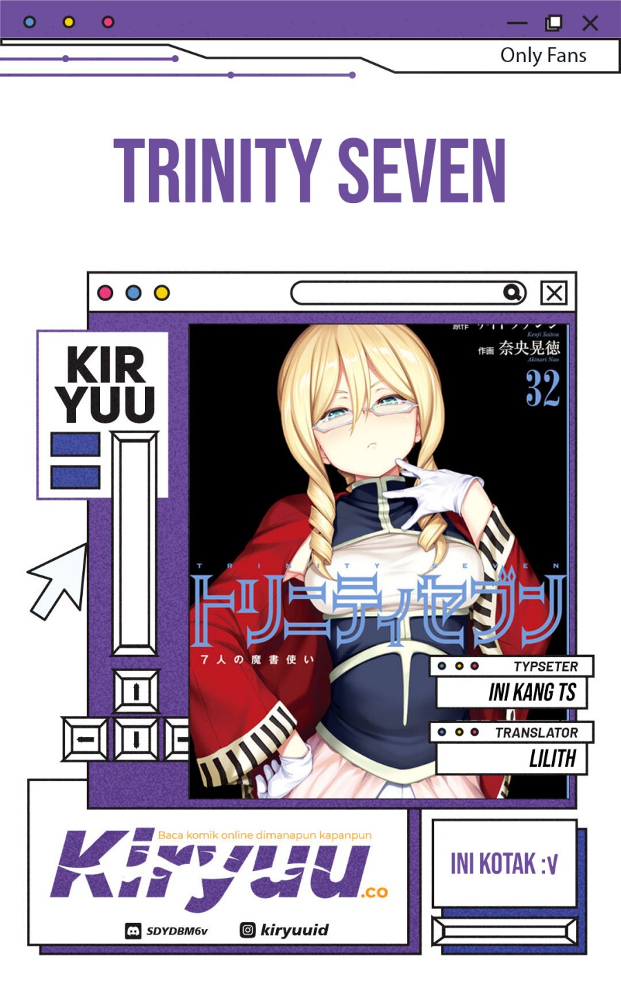 Trinity Seven Chapter 147 Gambar 1
