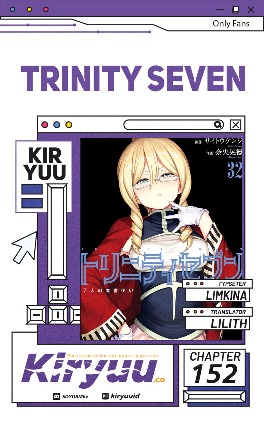 Trinity Seven Chapter 152 Gambar 1