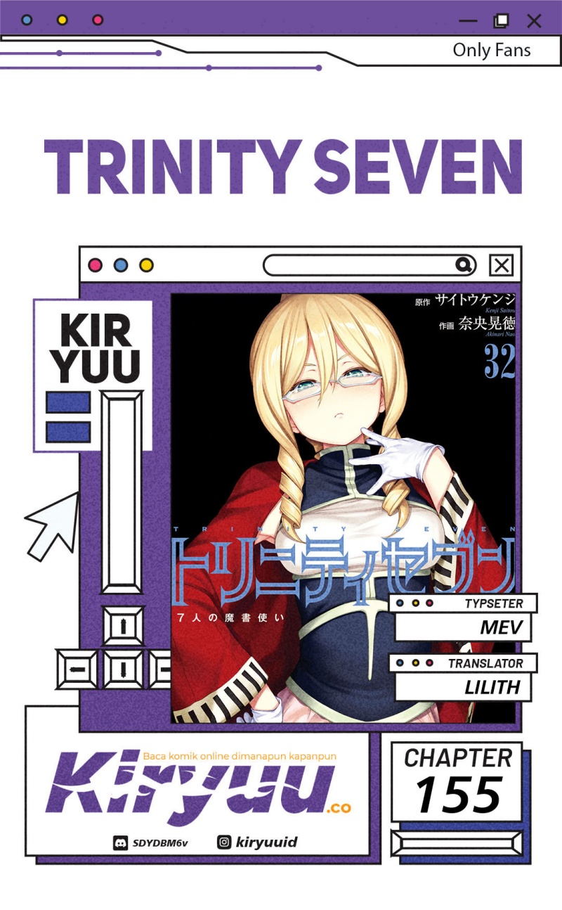 Trinity Seven Chapter 155 Gambar 1