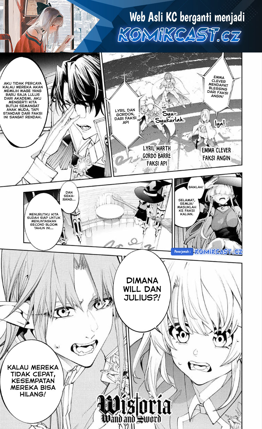 Tsue to Tsurugi no Wistoria Chapter 37 Gambar 2