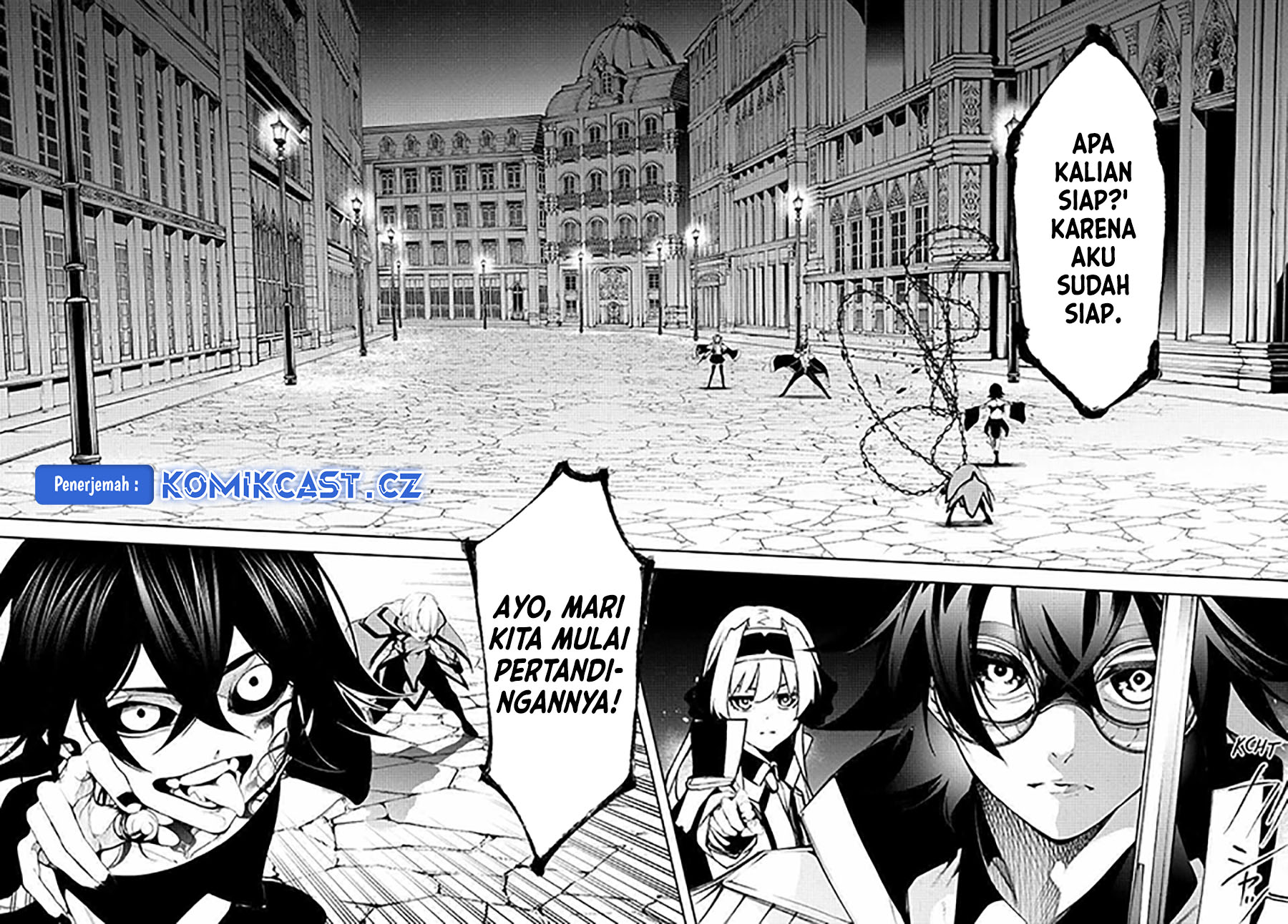Tsue to Tsurugi no Wistoria Chapter 44 Gambar 9