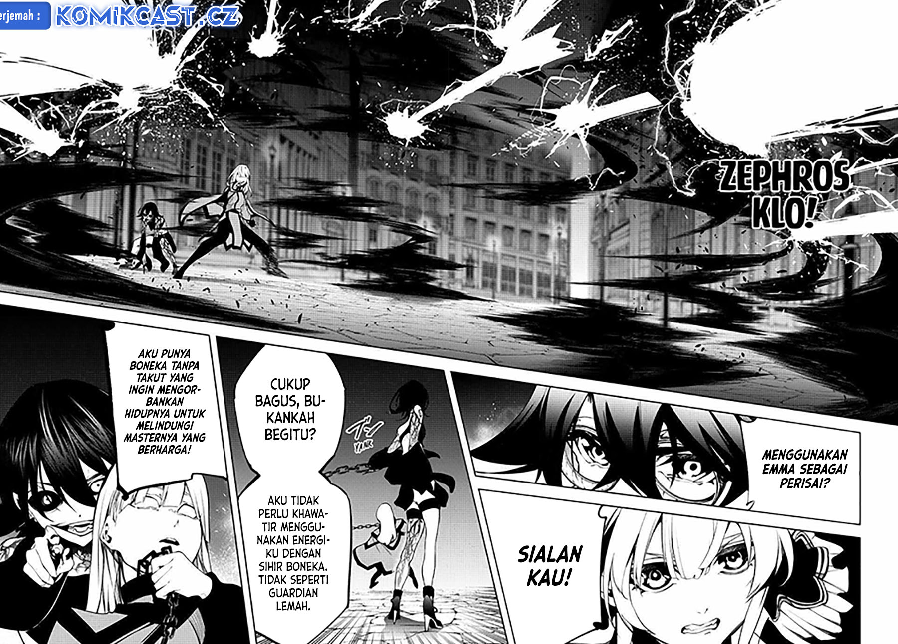 Tsue to Tsurugi no Wistoria Chapter 44 Gambar 16